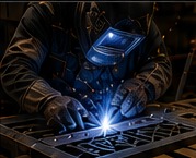 Welding custom metalwork